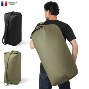 新品 フランス軍 ダッフルバッグ LARGE メンズ ミリタリー 肩掛け ショルダー 大容量 旅行 トラベル 人気【T】