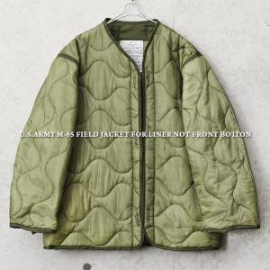 実物 新品 デッドストック 米軍 M-65 フィールドジャケット用ライナー フロントボタン無しタイプ メンズ キルティングジャケット【クーポン対象外】【I】