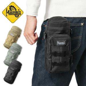 MAGFORCE マグフォース MF-0325 Bottle Holder 4"x10" ボトルポーチ ホルダー ペットボトル ミリタリー ポーチ MOLLE モールシステム【T】｜ミリタリーショップWAIPER