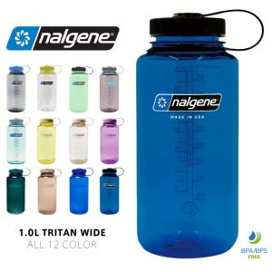 NALGENE ナルゲン 広口 1.0L TRITAN RENEW プラスチックボトル 水筒 MADE IN USA アウトドア 水筒 メーカー【Sx】【T】｜waiper