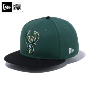 NEW ERA ニューエラ 9FIFTY ミルウォーキー バックス グリーンXブラック 12492815 キャップ NBA 帽子 ブランド