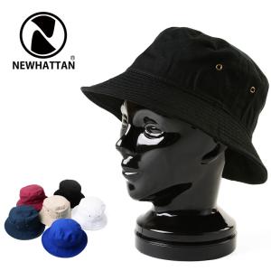 【ネコポス配送可】 NEWHATTAN ニューハッタン Bucket Hat #1500 メンズ 帽子 バケットハット 無地 バケットハット ブランド【T】