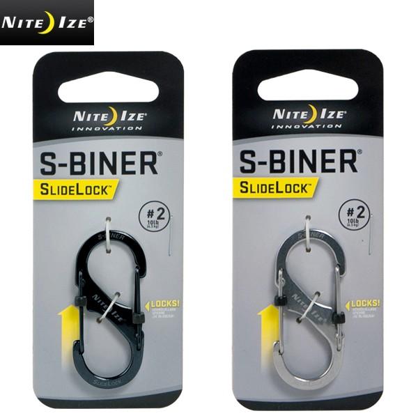 NITE IZE ナイトアイズ S-BINER STAINLESS SLIDELOCK #2 カラビ...