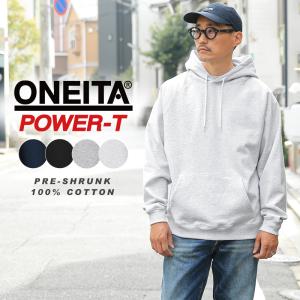 ONEITA オニータ 027ON POWER-SWEAT パワースウェット スウェットフーディ メンズ レディース プルオーバー 無地 アメカジ ブランド【Sx】【T】｜waiper