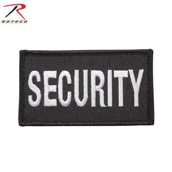 ROTHCO ロスコ SECURITY W/HOOK BACK PATCH（ワッペン） [17785...