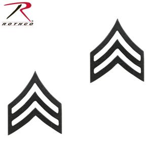 【ネコポス配送可】 ROTHCO ロスコ 1603 Private Insignia 米陸軍三等軍曹階級章 Subdued ブランド【T】｜waiper