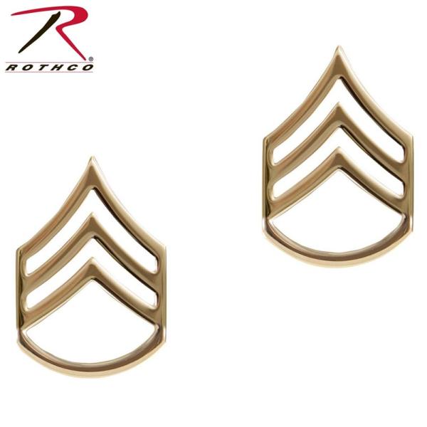 【ネコポス配送可】 ROTHCO ロスコ 1644 Private Insignia 米陸軍二等軍曹...