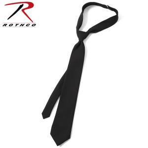ROTHCO ロスコ 米国警察使用 ネクタイ HOOK&LOOP BLACK