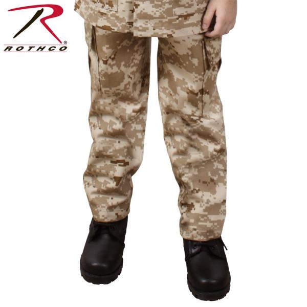 ROTHCO ロスコ キッズ DIGITAL CAMO BDU パンツ 66125 Desert D...