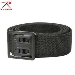 ミリタリーベルト ROTHCO ロスコ MILITARY WEB ベルト OPEN FACE BUCKLE BLACK [4292] ベルト オープンバックル ブランド【T】