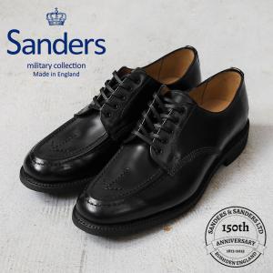 SANDERS サンダース MILITARY COLLECTION 1137B ミリタリー ブロードアロー エプロン ダービーシューズ 革靴 レザーシューズ ブランド【クーポン対象外】【T】｜waiper