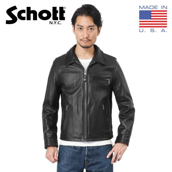 Schott ショット 103US TRUCKER レザージャケット 7209 アウター 革ジャン ...