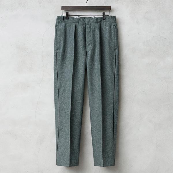 実物 USED スイス軍 サイドライン ウールパンツ 4ポケット メンズ ミリタリーパンツ 軍パン ...