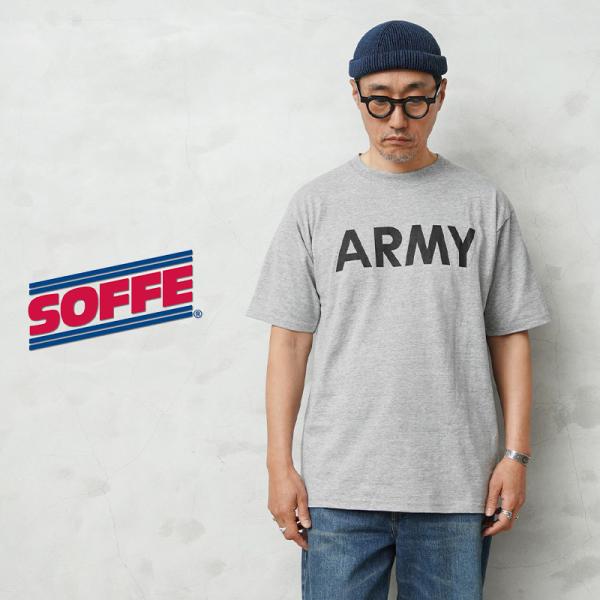 デッドストック SOFFE ソフィー D0007959 U.S.ARMY トレーニング Tシャツ【ク...