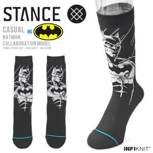 STANCE スタンス A545D21BAT THE BATMAN ソックス BLACK メンズ 靴下 アメコミ ジョーカー バットマン 柄物 派手 おしゃれ【T】【クーポン対象外】｜waiper