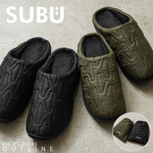 SUBU スブ OUTLINE アウトライン 冬用サンダル メンズ レディース ユニセックス スリッポン ボア 起毛 防寒 ブランド【Sx】【R】