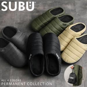 SUBU スブ PERMANENT パーマネント 冬用サンダル メンズ レディース ダウンサンダル スリッポン ボア 起毛 防寒 ブランド【T】【Sx】｜ミリタリーショップWAIPER