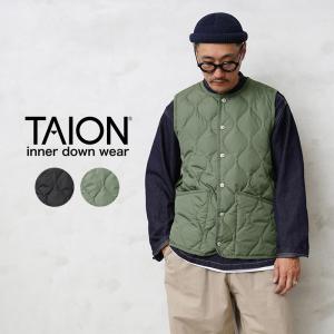 TAION タイオン TAION-004B2ML-1 MILITARY LINE クルーネックボタン