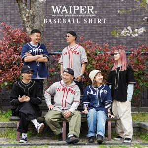 WAIPER.inc ワイパーインク BASEBALL SHIRT ベースボールシャツ アメカジ ミリタリー ストリート ブランド【WP1045】【クーポン対象外】【T】｜waiper