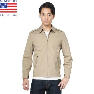 MADE IN USA デッドストック CREIGHTON社製 米軍使用 U.S.NAVY ユーティリティージャケット KHAKI アウター ミリタリージャケット ジャンパー アメリカ製【I】｜waiper