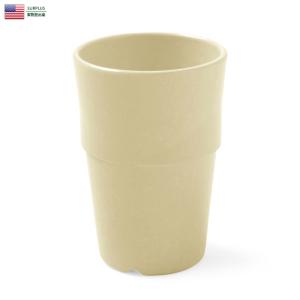 実物 新品 米軍 メラミンタンブラー カップ TAN コップ 食器 ミリタリー 雑貨 グッズ 小物 アメリカ軍 デッドストック アメリカ軍【クーポン対象外】【T】｜waiper