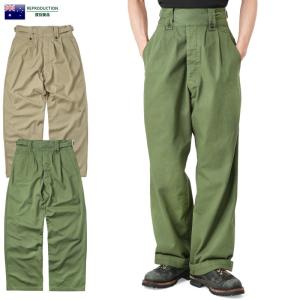 新品 オーストラリア軍 ARMY グルカパンツ メンズ ミリタリーパンツ 軍パン ワイド 無地 太め ワークパンツ【Sx】【T】