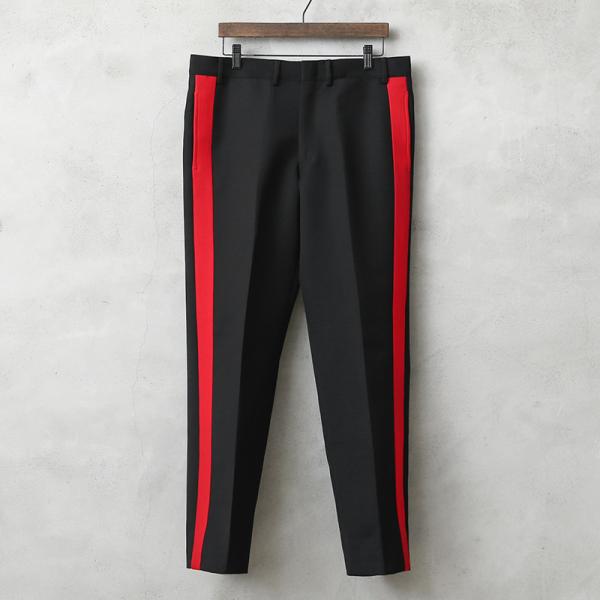 実物 新品 デッドストック イタリア軍 国家憲兵隊 カラビニエリ パレード サイドラインパンツ メン...