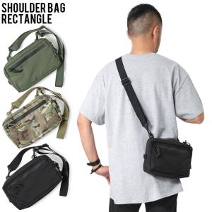 新品 ショルダーバッグ RECTANGLE メンズ レディース ミリタリーバッグ サコッシュ トラベルポーチ ポシェット バッグインバッグ おしゃれ お洒落【T】