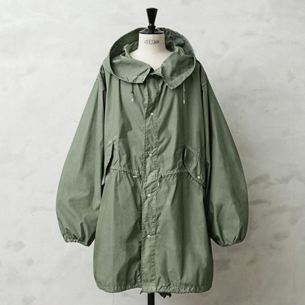 実物 新品 デッドストック 米軍 スノーカモ モッズコート OD染め フィッシュテール 軍物 軍モノ...