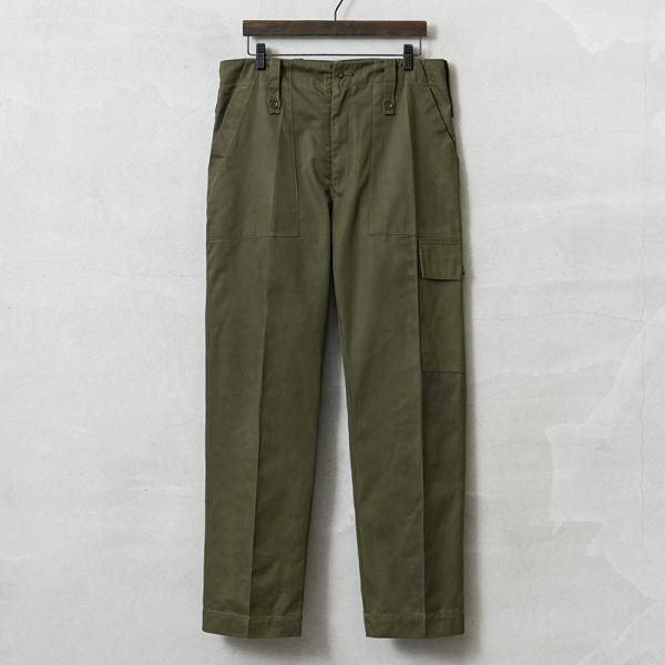 実物 USED イギリス軍 ライトウェイト ファティーグ パンツ サイドカーゴポケット付き【クーポン...