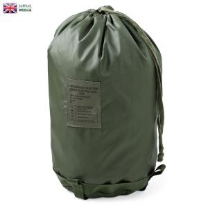 実物 新品 イギリス軍 ジャングル スリーピングバッグ カバー ミリタリーバッグ 巾着バッグ 寝袋 アウトドアグッズ キャンプ 軍モノ 【クーポン対象外】【T】｜waiper