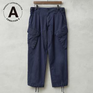 イギリス軍 ROYAL NAVY カーゴパンツ ネイビー 前期型 USED