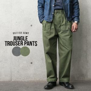 新品 復刻 イギリス軍 ジャングルトラウザーパンツ メンズ ミリタリーパンツ カーゴパンツ 軍パン ワイド 太め 太い 長ズボン【クーポン対象外】【T】