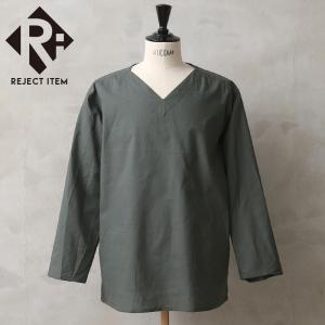 MILITARY（ミリタリー） 実物 新品 ハンガリー軍 リネン Vネック