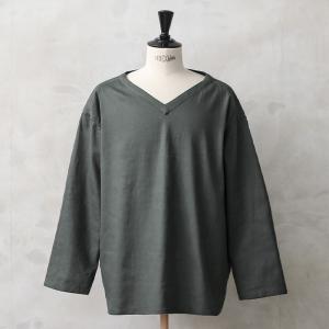 実物 新品 デッドストック ロシア軍 70s Vネック スリーピングシャツ Olive Gray メンズ パジャマシャツ 軍モノ【クーポン対象外】【I】｜waiper