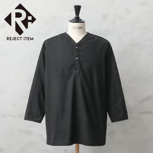 MILITARY 実物 USED デンマーク軍 コットンシャツ BLACK染め メンズ