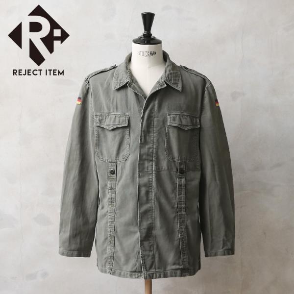 リジェクト 訳あり品 希少 実物 USED ドイツ軍 モールスキン ジャケット 前期型 メンズ ミリ...