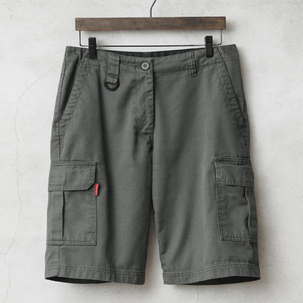 実物 USED イギリス ROYAL MAIL レディース カーゴショーツ ダブルカーゴ ショートパ...