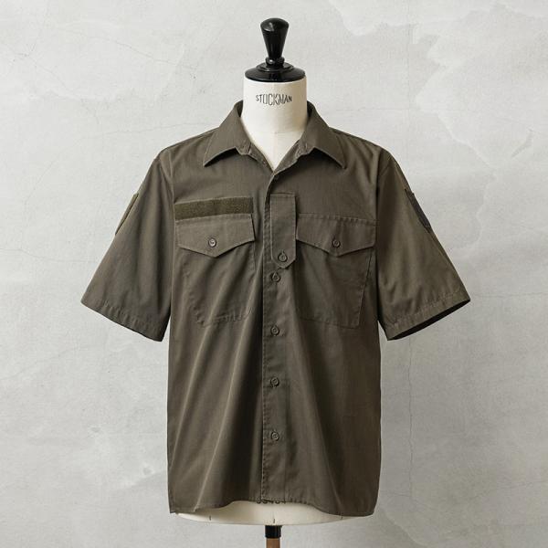 実物 USED オーストリア軍 ショートスリーブ コンバットシャツ ミリタリーシャツ 軍モノ 軍物 ...