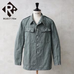 スイス軍 デニムジャケット ブルー オールドスタイル USED JJ184UN