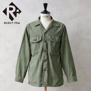 リジェクト 訳あり品 実物 USED 米軍 OG-107 コットンサテン ユーティリティシャツ シャツ袖 アメリカ軍 長袖 古着 ビンテージ 軍モノ【クーポン対象外】【I】