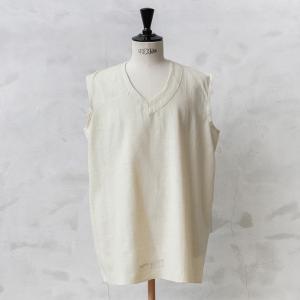 MILITARY（ミリタリー） 実物 USED フランス軍 リネン ベスト