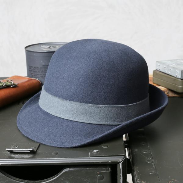 実物 新品 デッドストック チェコ軍 アンゴラ フェルトハット BLUE GREY メンズ レディー...