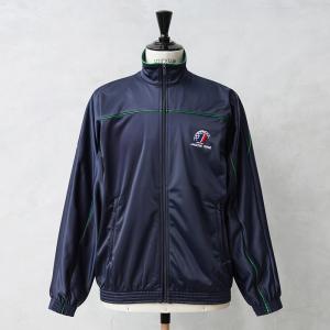 実物 新品 デッドストック フランス軍 ARMEE DE TERRE トラックジャケット ネイビー×グリーンパイピング トレーニングジャケット【クーポン対象外】 【I】｜waiper