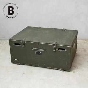 【別途送料7,650円】実物 USED スイス軍 ウッド ミリタリーボックス コンディションB ミリ...