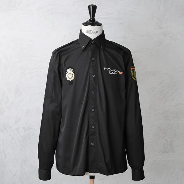 実物 新品 デッドストック スペイン国家警察 ポリスシャツ ミリタリー ユーロ古着 長袖【クーポン対...