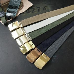 MILITARY 実物 新品 フランス軍 キャンバスベルト ホワイトX