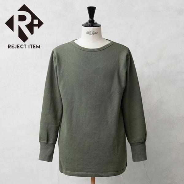 リジェクト 訳あり品 実物 USED ギリシャ軍 バインダーネック スウェットシャツ オリーブ【クー...