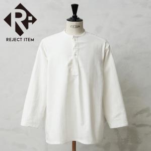 1970's~ ルーマニア軍 後染め ノーカラー スリーピングシャツ 1970's~ ルーマニア軍 後染め ノーカラー スリーピングシャツ