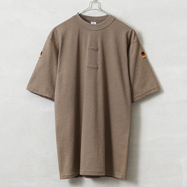 実物 新品 デッドストック ドイツ軍 BUNDESWEHR トロピカル Tシャツ COYOTE ミリ...